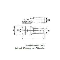 NOVA 25MM (M8) Standart Kablo Pabucu