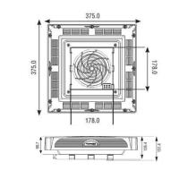 PLASTİM 400M3/H PTS4000 Design Serisi Tepe Fanı