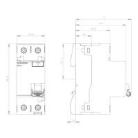 SIEMENS 4x40A 10kA 300mA Kaçak Akım Rölesi / 5SV4614-0